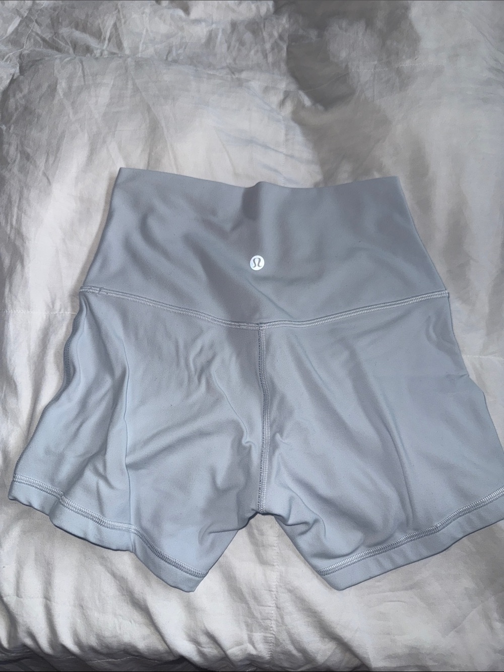 lululemon athletica Light baby blue High-Rise Bike Shorts